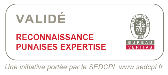 Logo Reconnaissance Punaise Expertise  Bureau Veritas