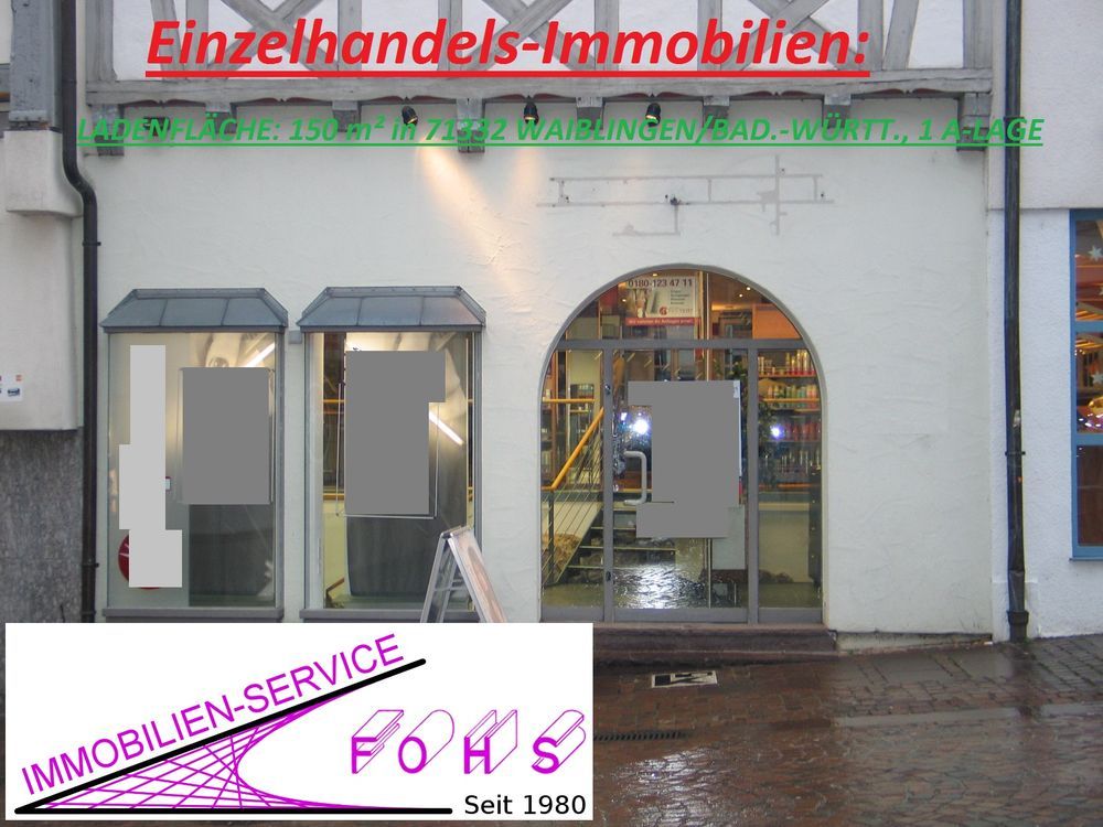 Immobilien-Service Fohs – Einzelhandelsimmobilie