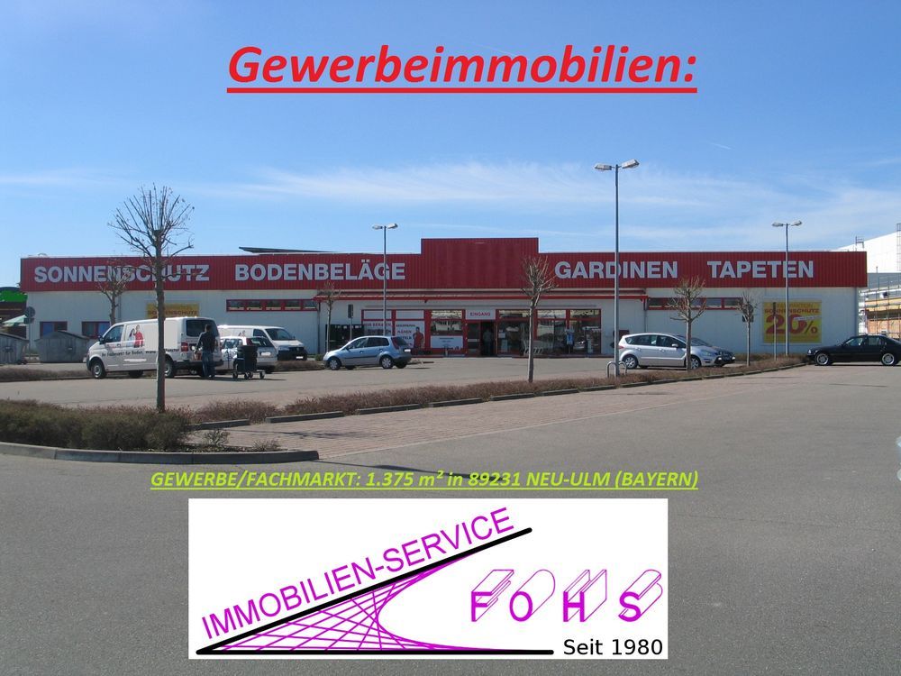 Immobilien-Service Fohs – Gewerbeimmobilie