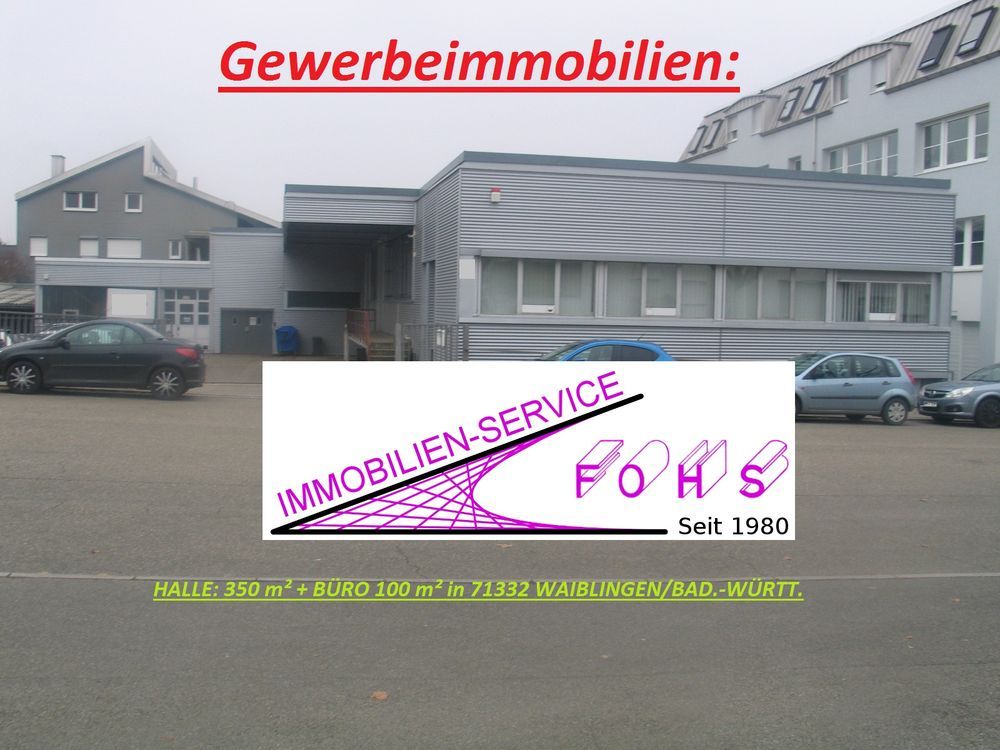 Immobilien-Service Fohs – Gewerbeimmobilie
