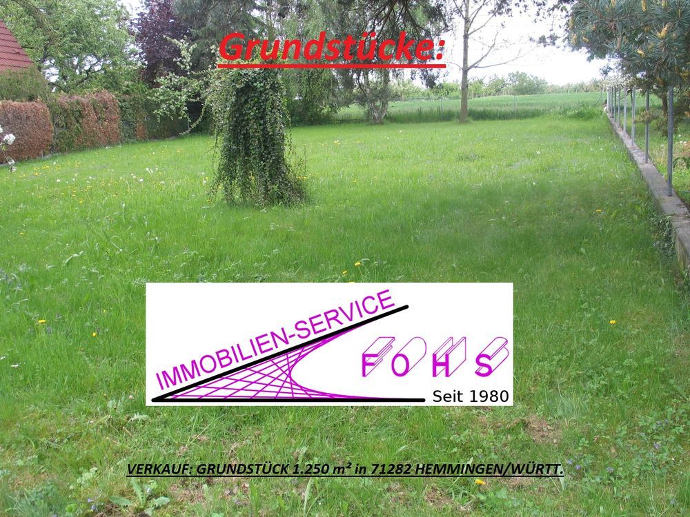 Immobilien-Service Fohs – Grundstück