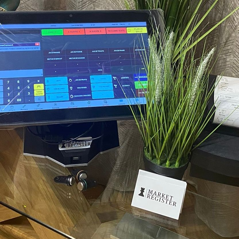 Une carte de visite MARKET REGISTER.