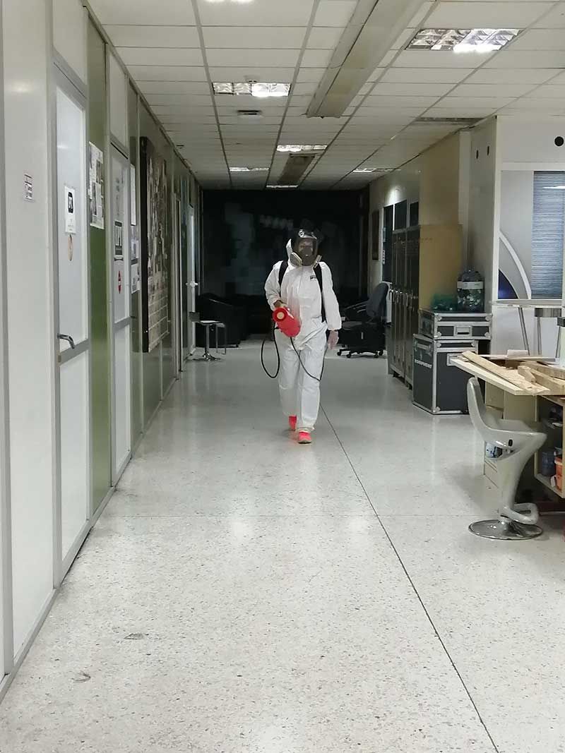 Απολύμανση στην ΕΡΤ