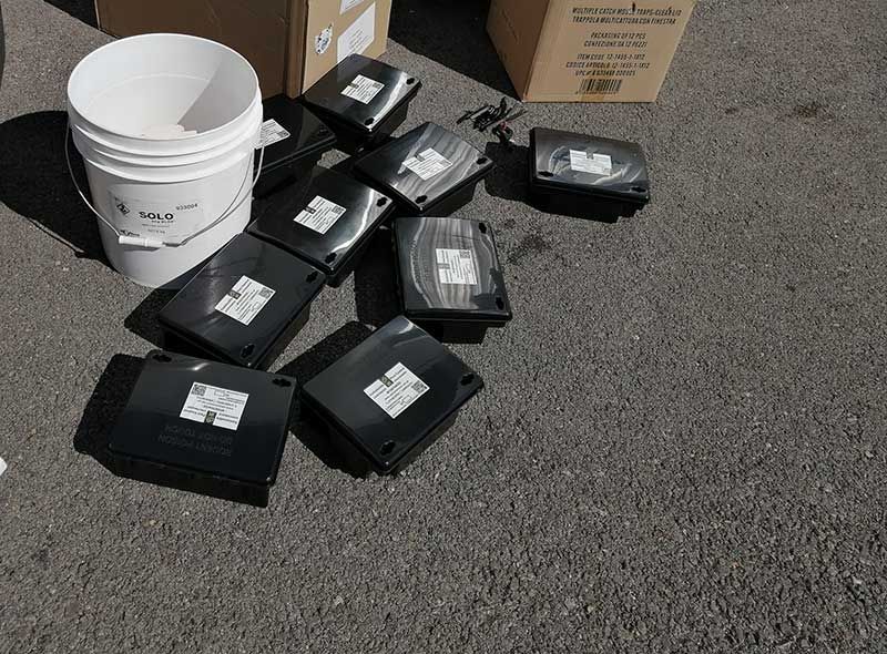 Τοποθέτηση δολωματικών σταθμών