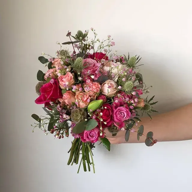 Bouquet rose foncé