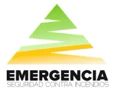 Logo verde y amarillo de Emergencia Seguridad contra Incendios