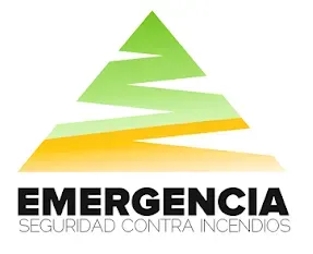 Logo verde y amarillo de Emergencia Seguridad contra Incendios