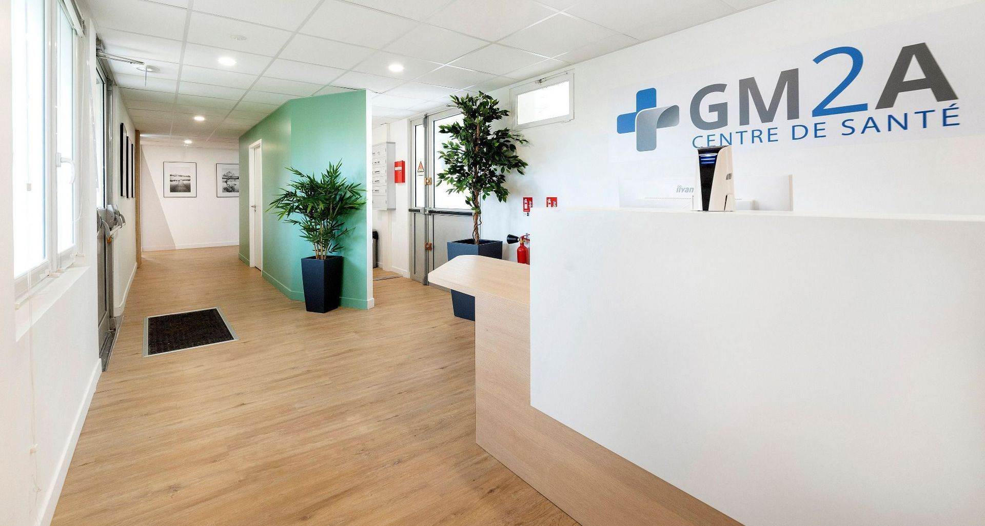 Image de l'accueil du cabinet dentaire GM2A Centre de santé.