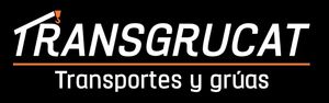Un logotipo en blanco y negro para transportes y grúas.