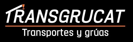 Un logotipo en blanco y negro para transportes y grúas.
