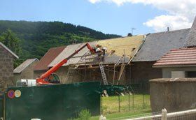 La rénovation de charpente : pendant travaux