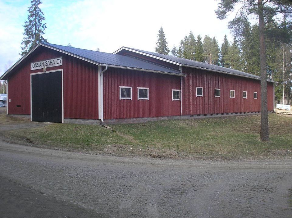 Jonsan Sahan työtilojen rakennus