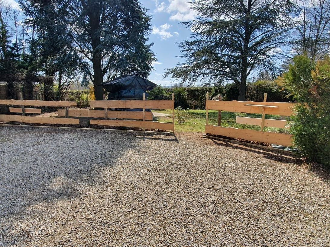 Clôture en bois