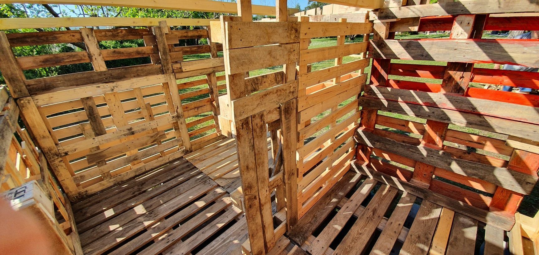 Intérieur de la cabane