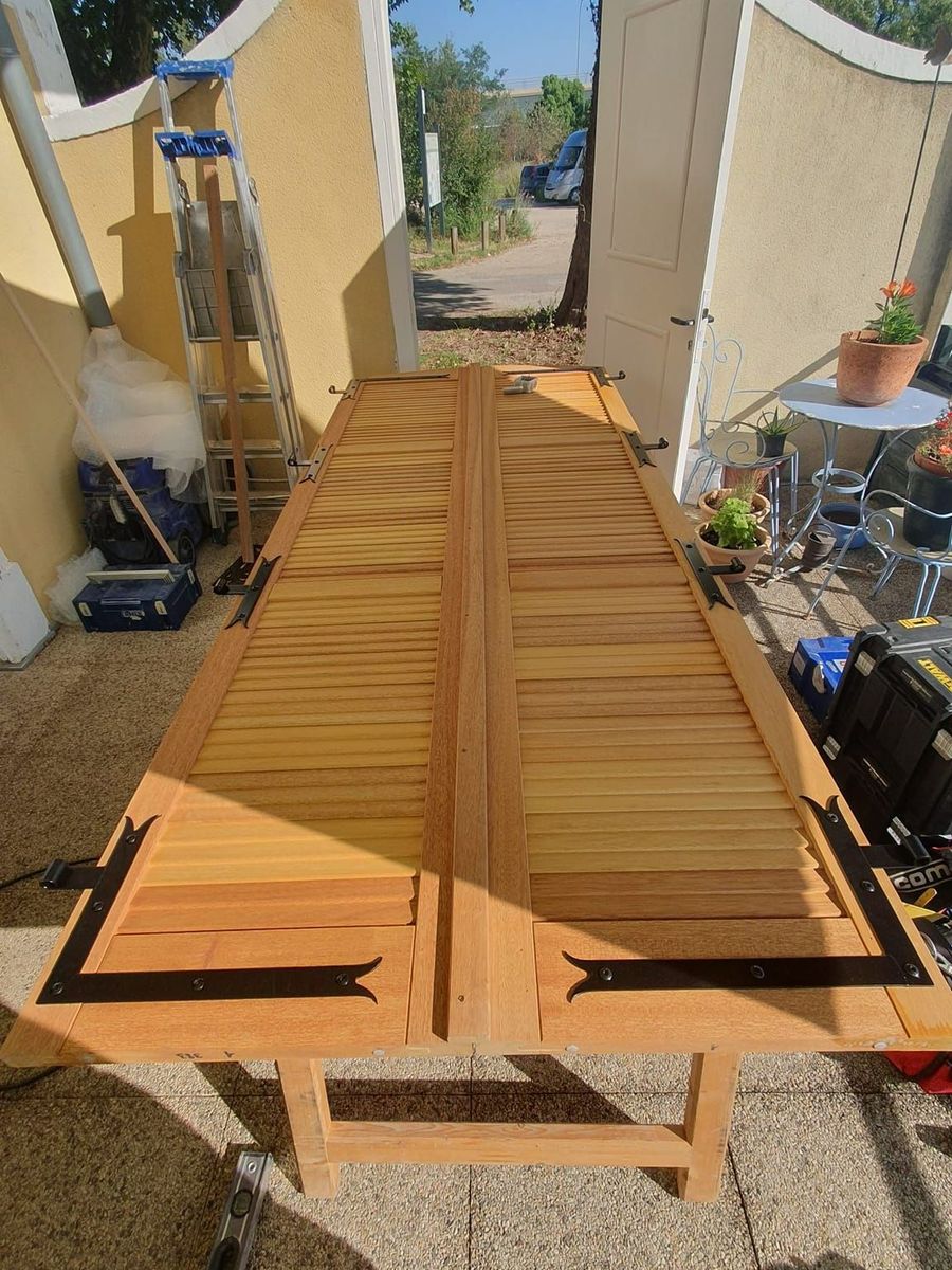 Volets en bois