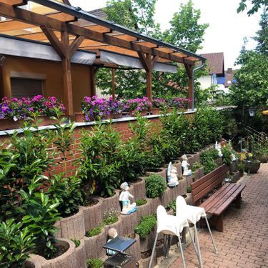 Biergarten im Grünen
