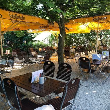 Biergarten im Grünen