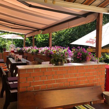 Biergarten im Grünen
