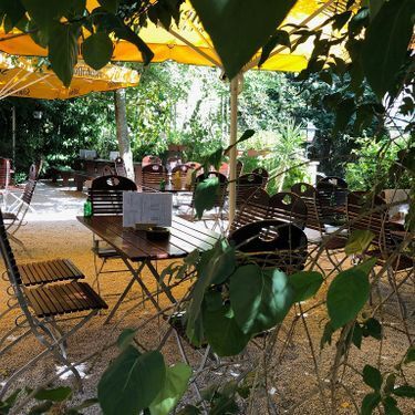 Biergarten im Grünen