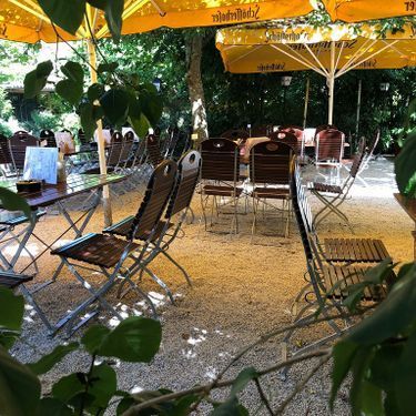 Biergarten im Grünen