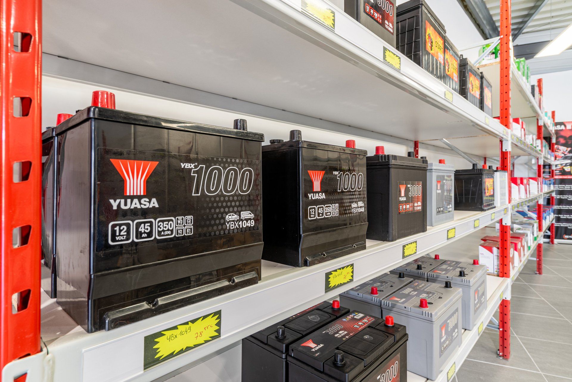 Batterie noire pour voiture