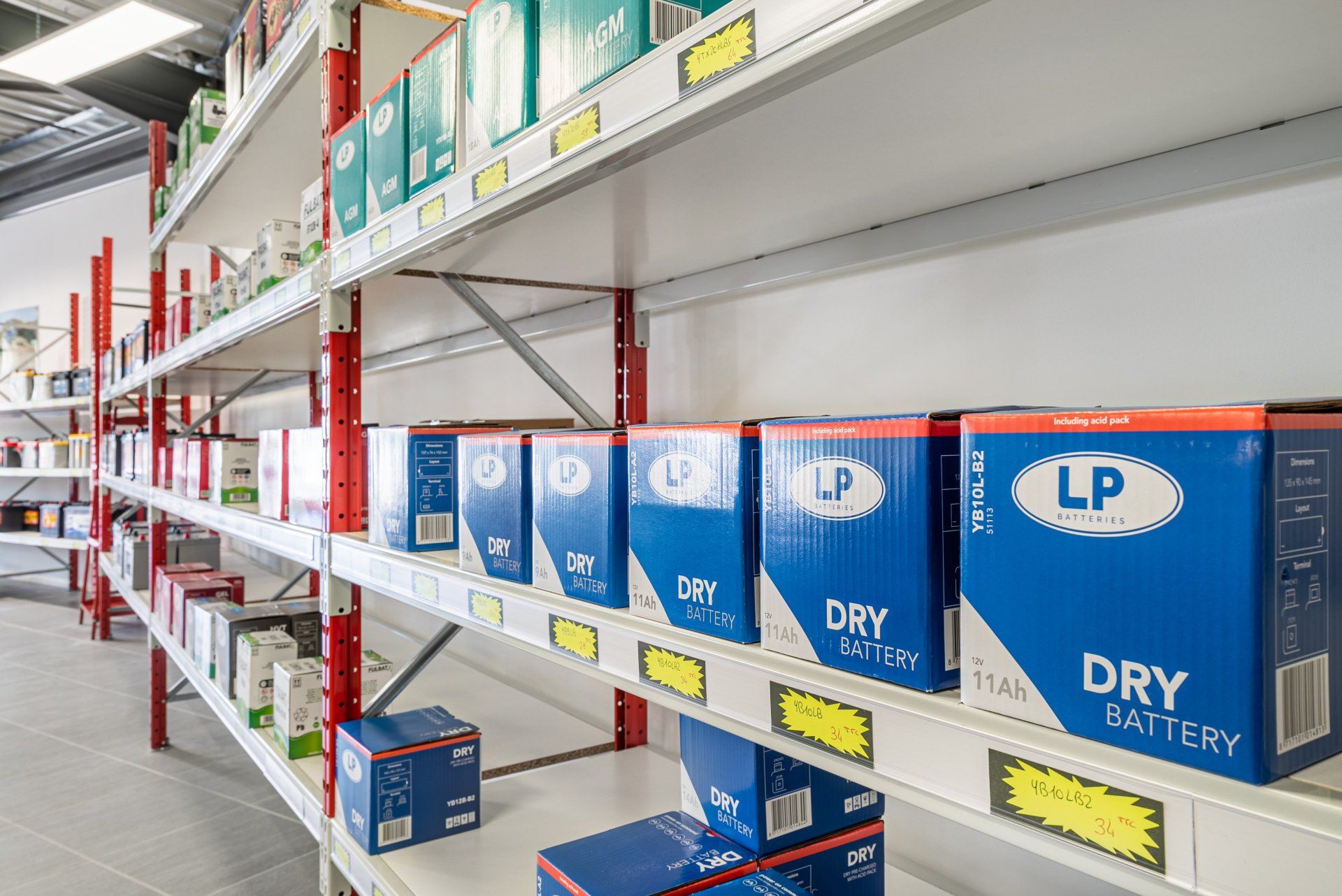 Paquet bleu de batterie