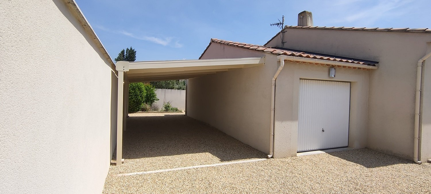 Abris de voiture carport en aluminium sur mesure Avignon Vaucluse - Avril 2022