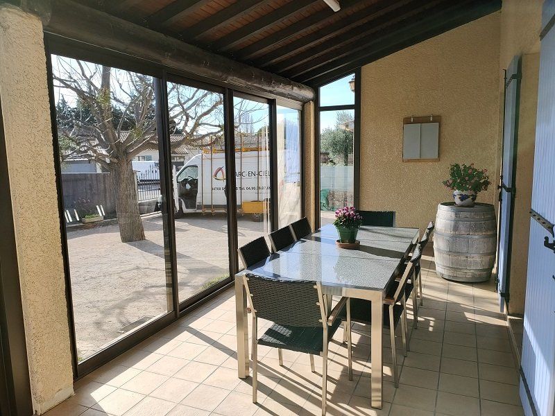 Véranda toiture vitrée - Jonquières - Pose en Novembre 2020