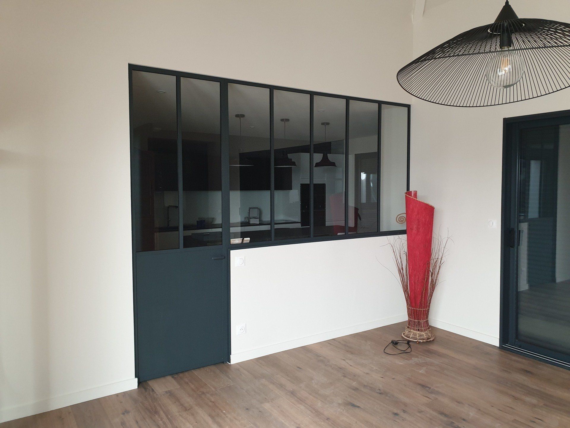 cloison atelier avec porte 7016 text  Saint-Jean d'Illac