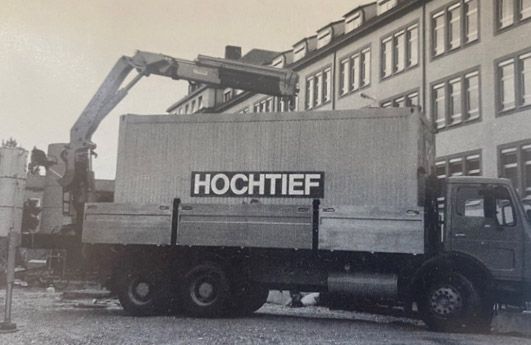 Containertransporte für Baufirmen