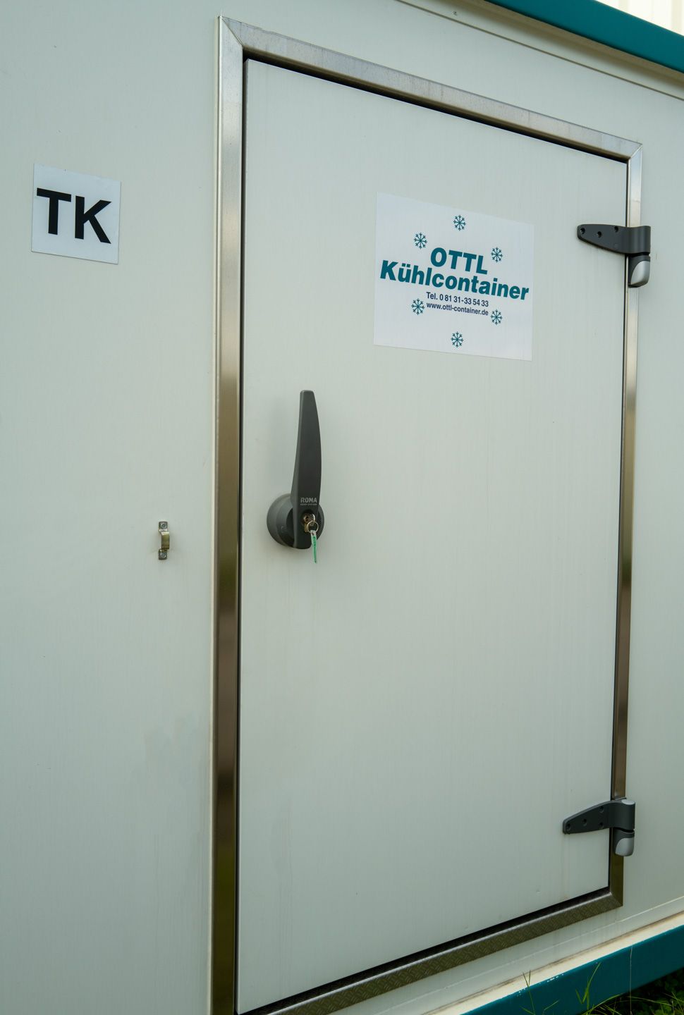Tür eines Tiefkühlcontainers von OTTL-CONTAINER