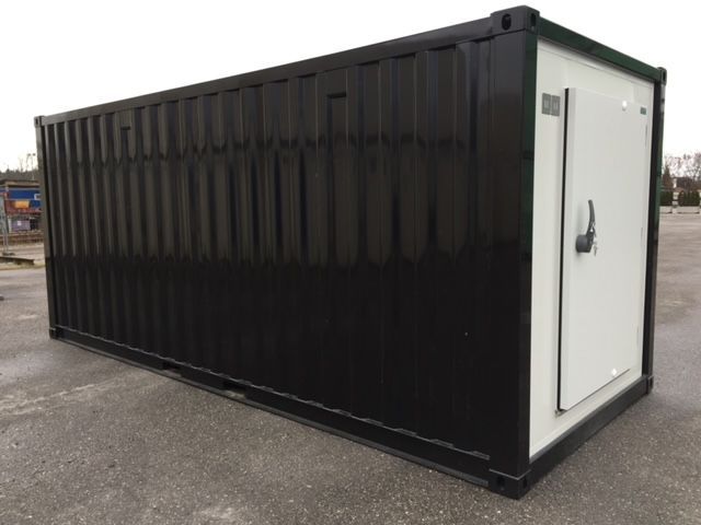schwarz-weißer Tiefkühlcontainer von OTTL-CONTAINER