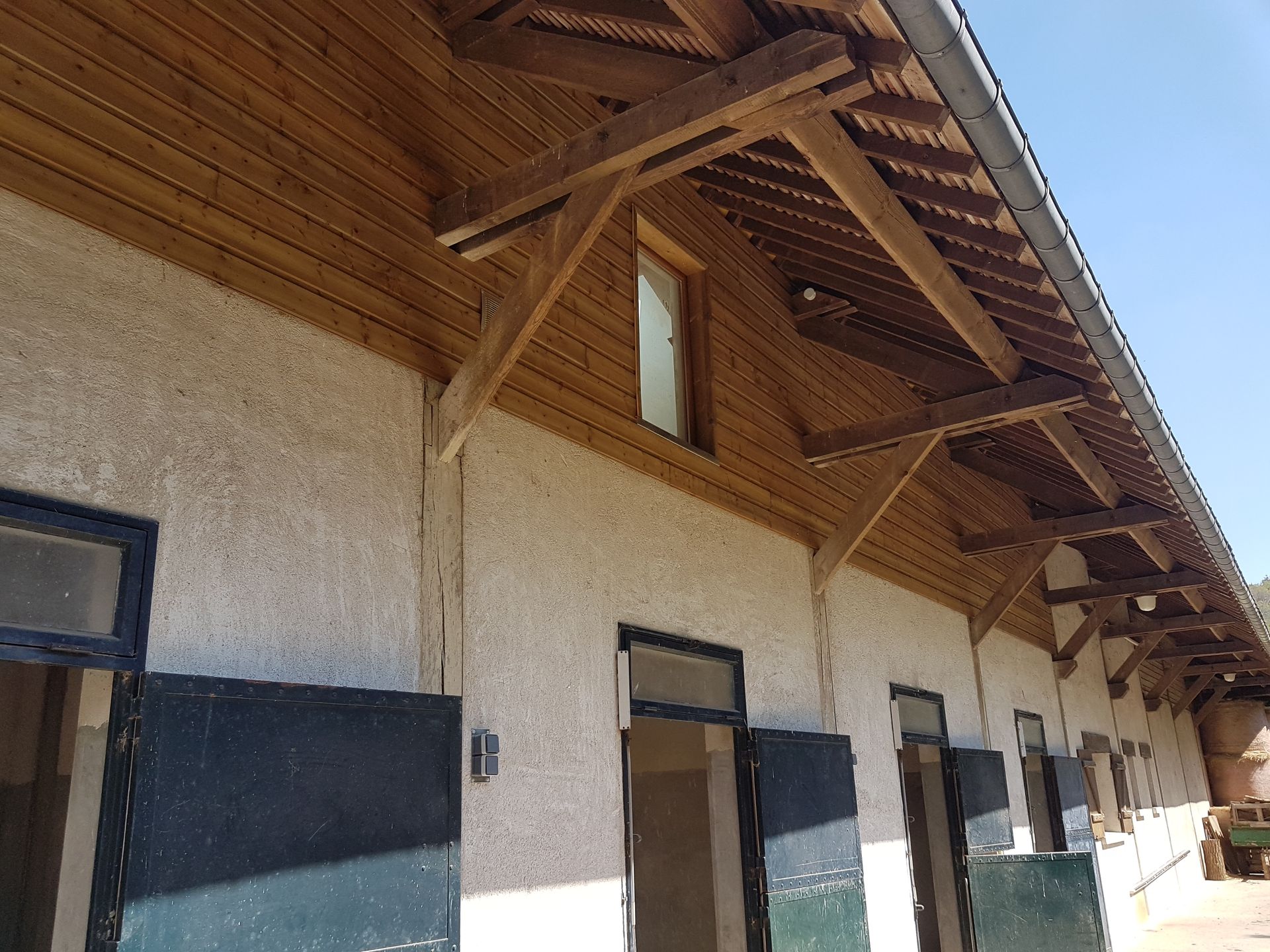 Charpente en bois récente