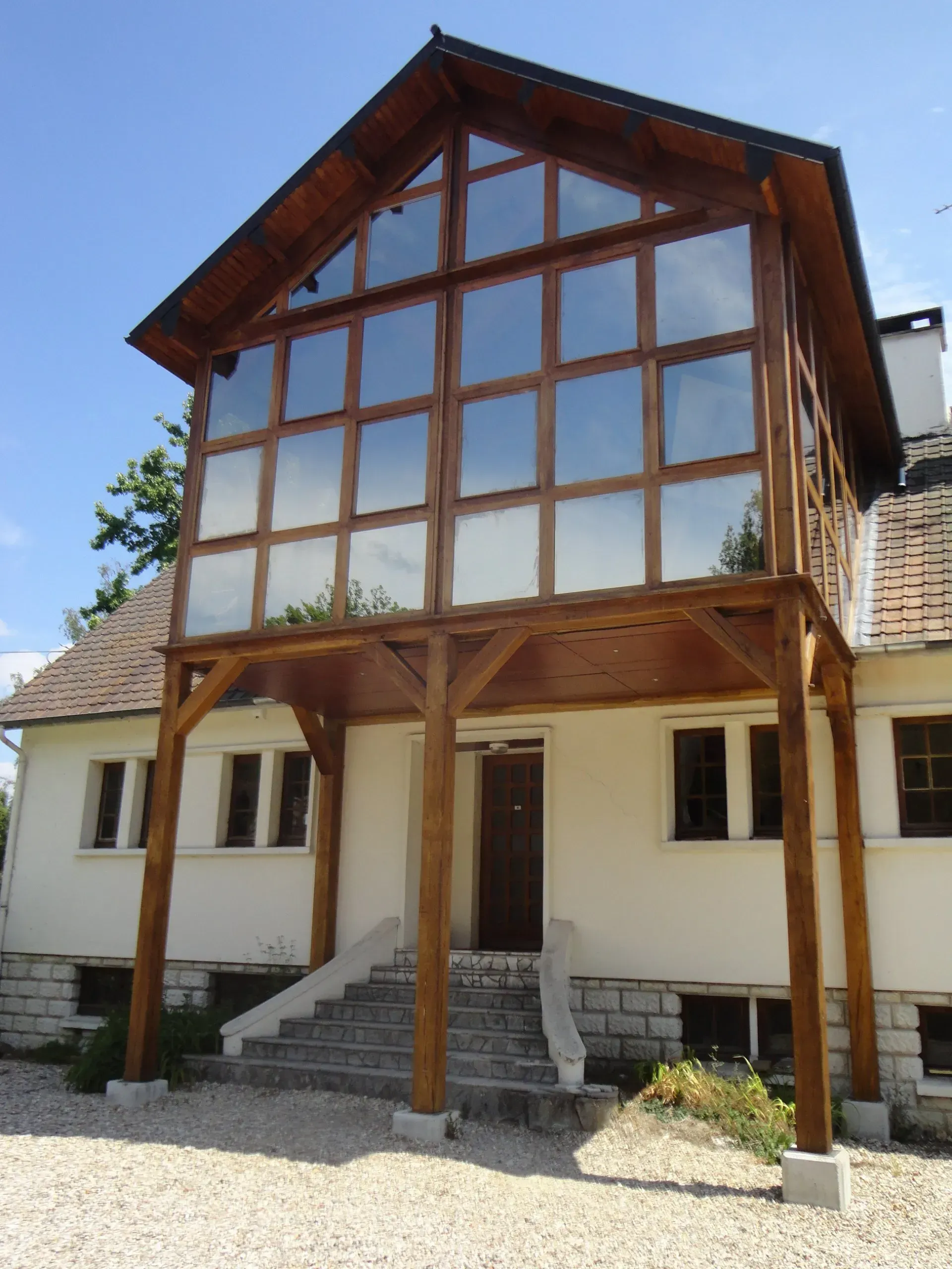 Extension de maison à ossature en bois
