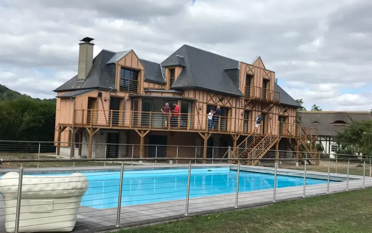 Maison à colombages, ossature en bois