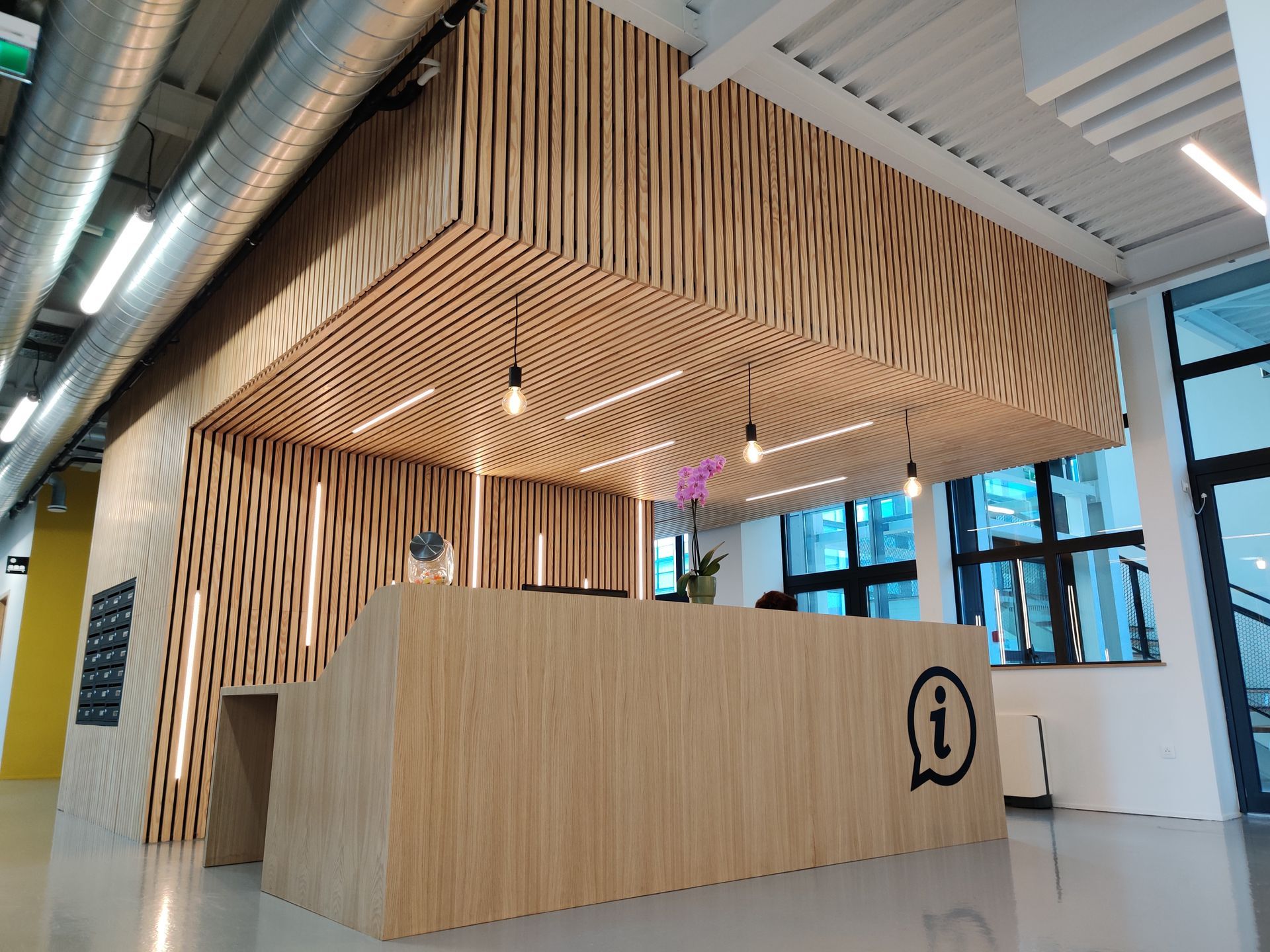 Point infos dans un magasin