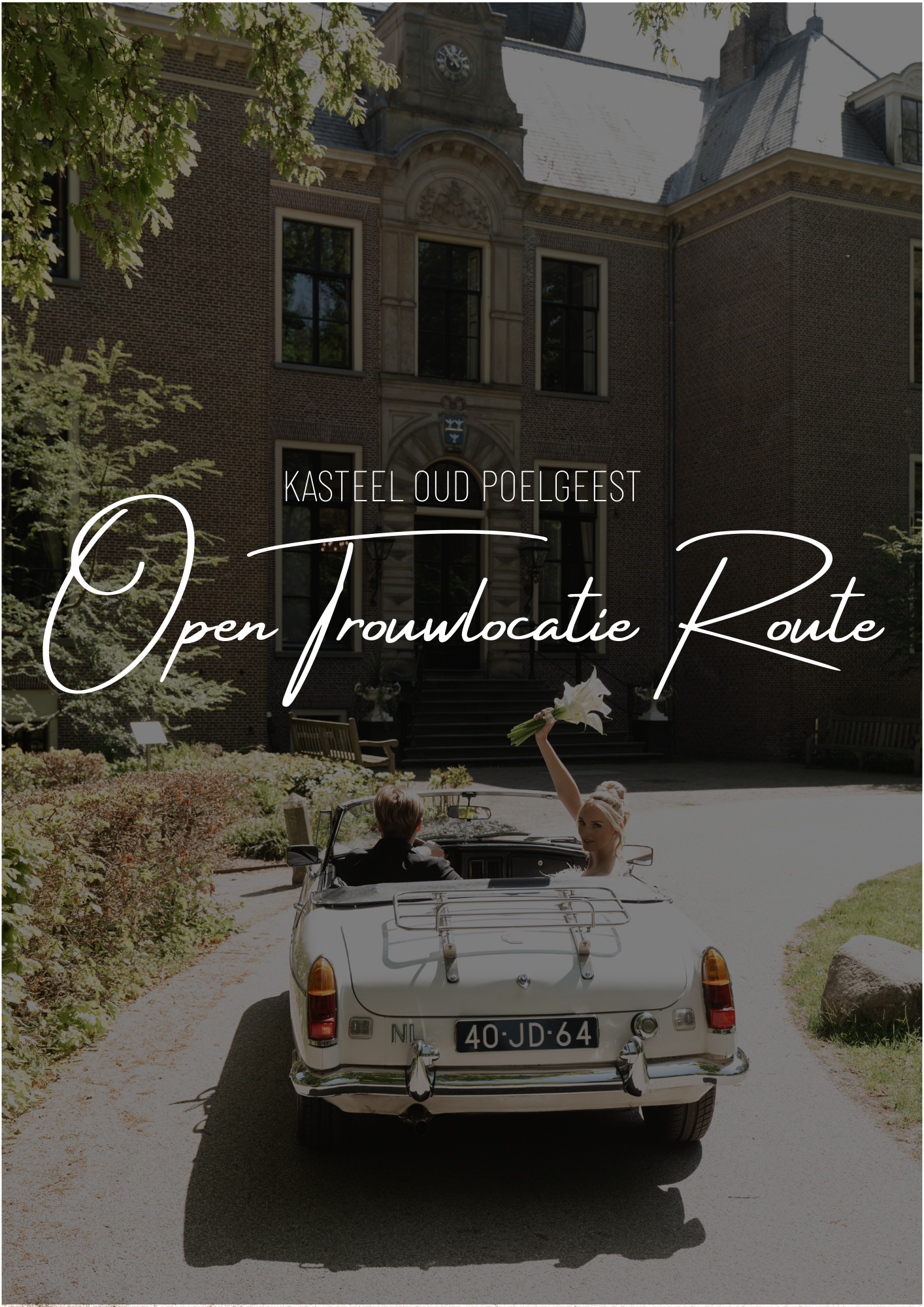 Ope Top Trouwlocatie Route bij Kasteel Oud Poelgeest 