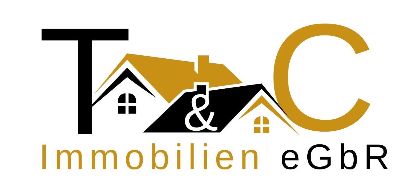 Ein Logo für ein Immobilienunternehmen namens T & C Immobilien EGBR