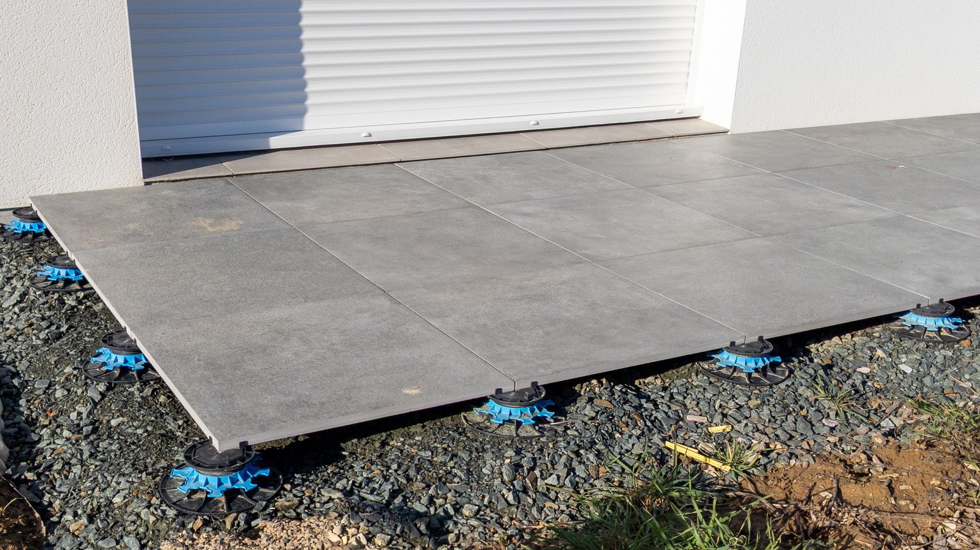 Une terrasse sur plots