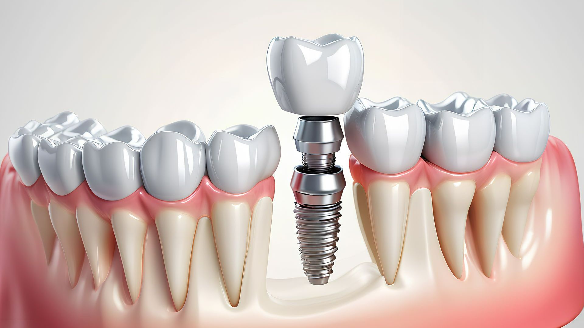 Photo d'implants dentaires