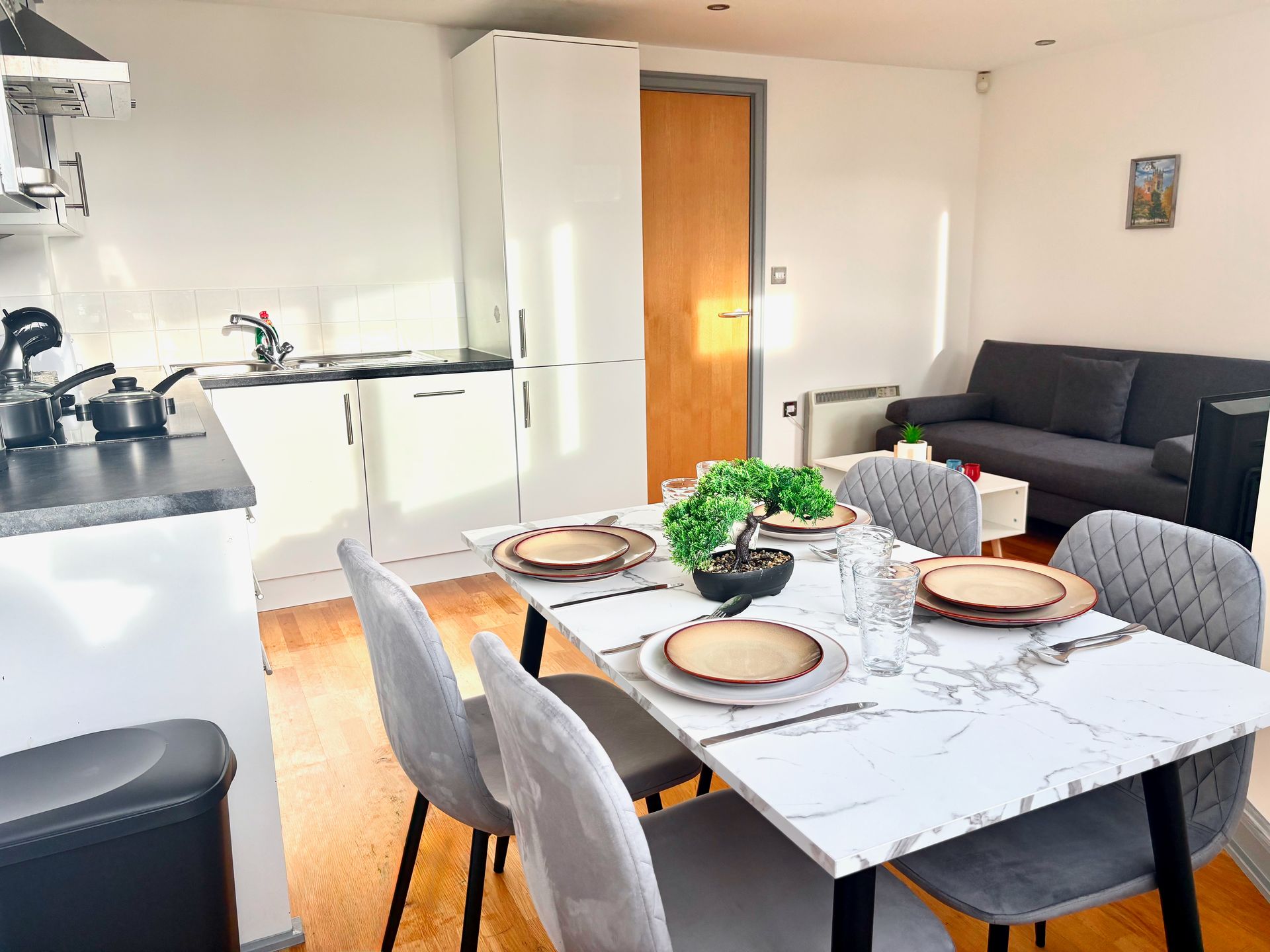 York holiday let apartment with comfortable living space