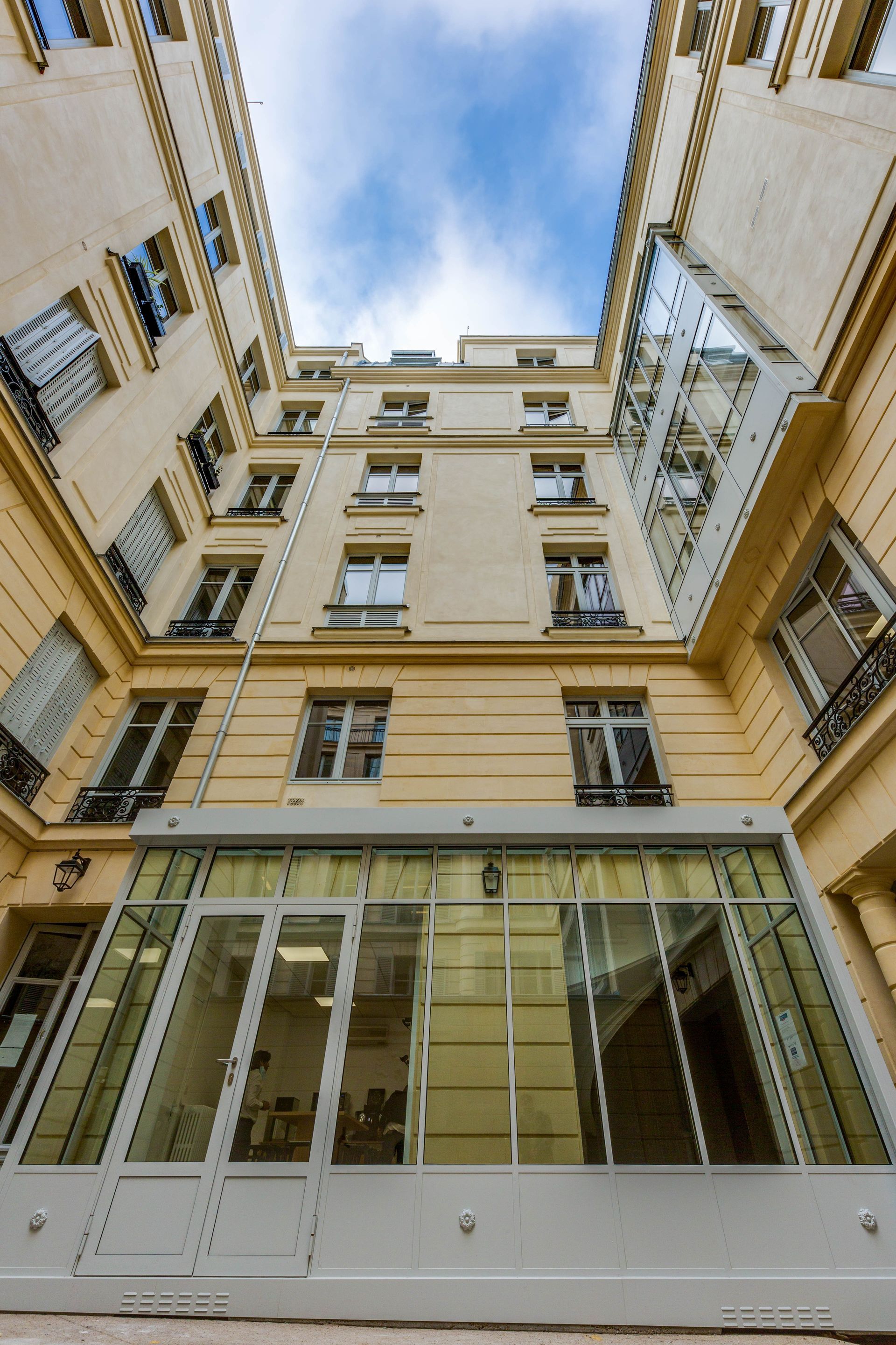 Chantier Groupe EDC - Façade et verrière