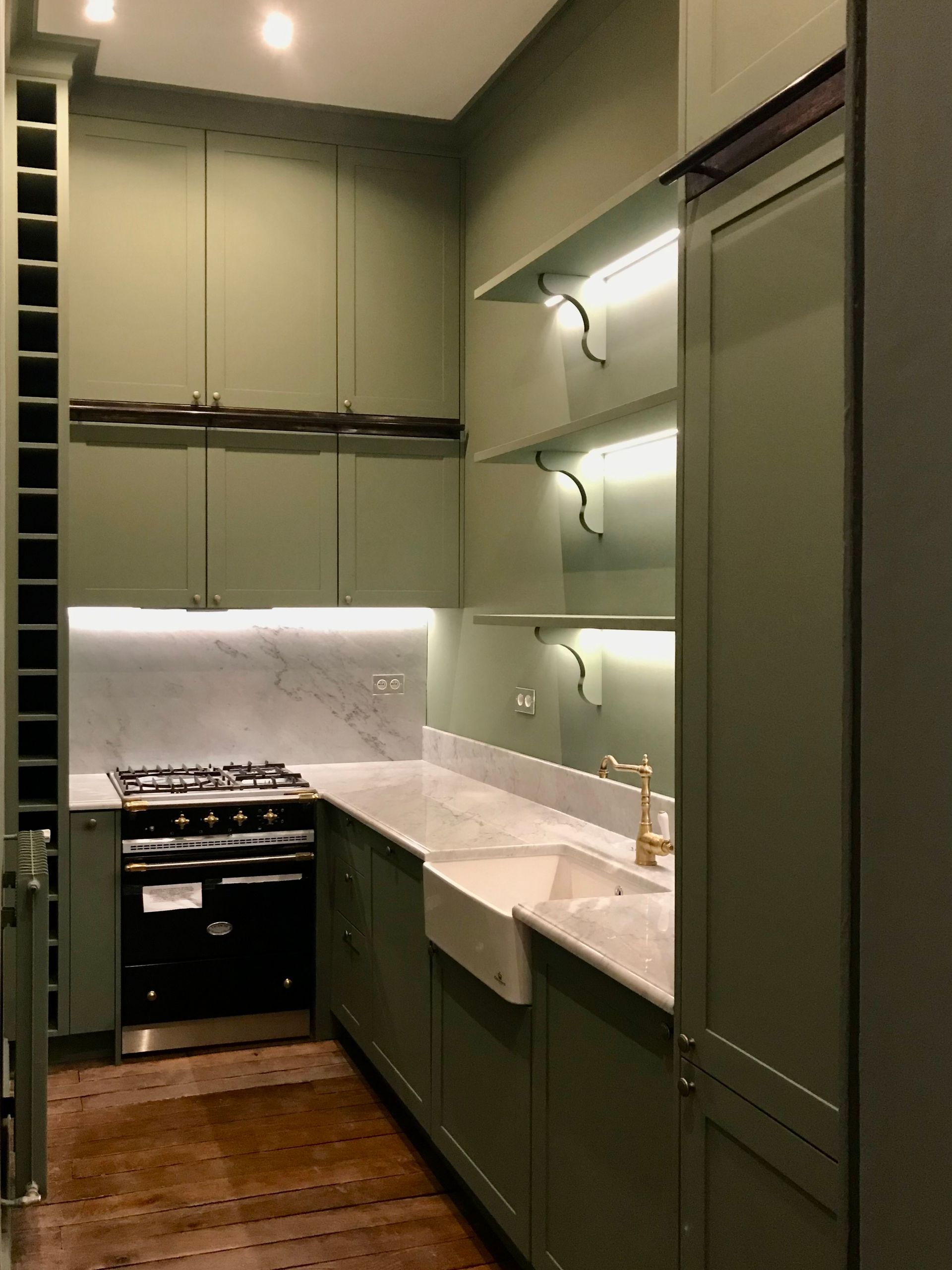 Chantier Quai d'Anjou - cuisine moderne