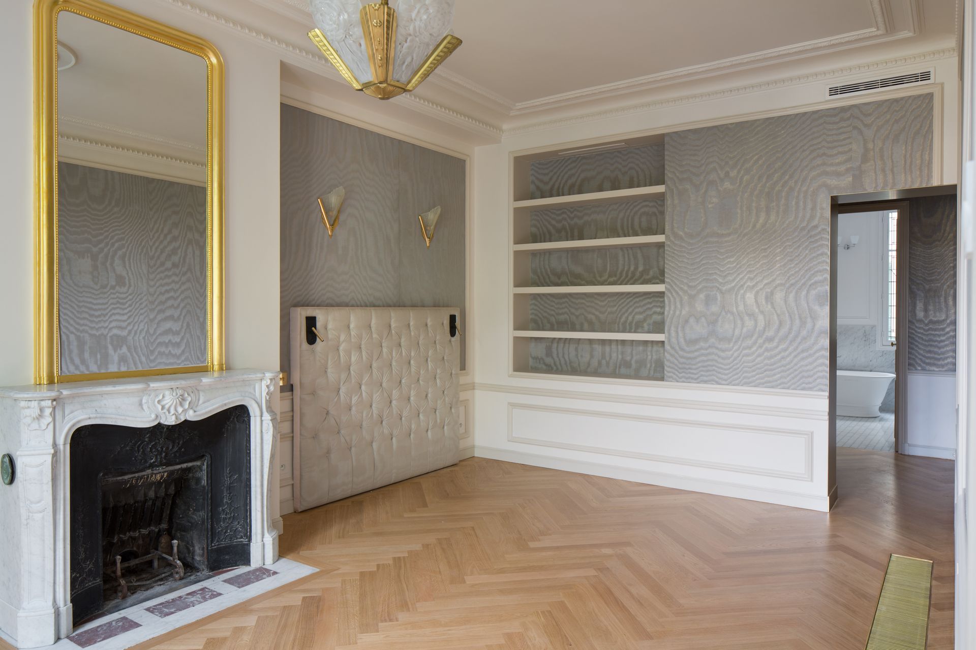 Chantier Painlevé - salon et étagères