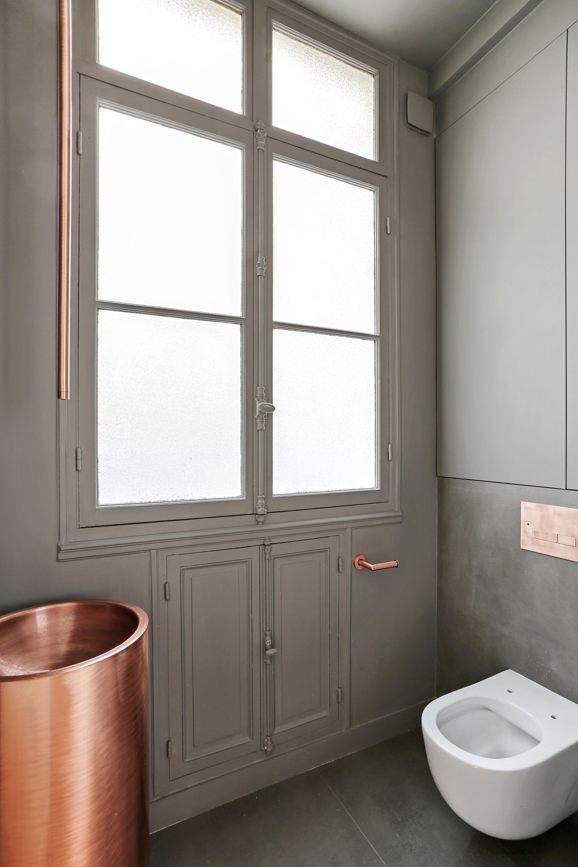 Chantier de rénovation à Trocadero - toilettes