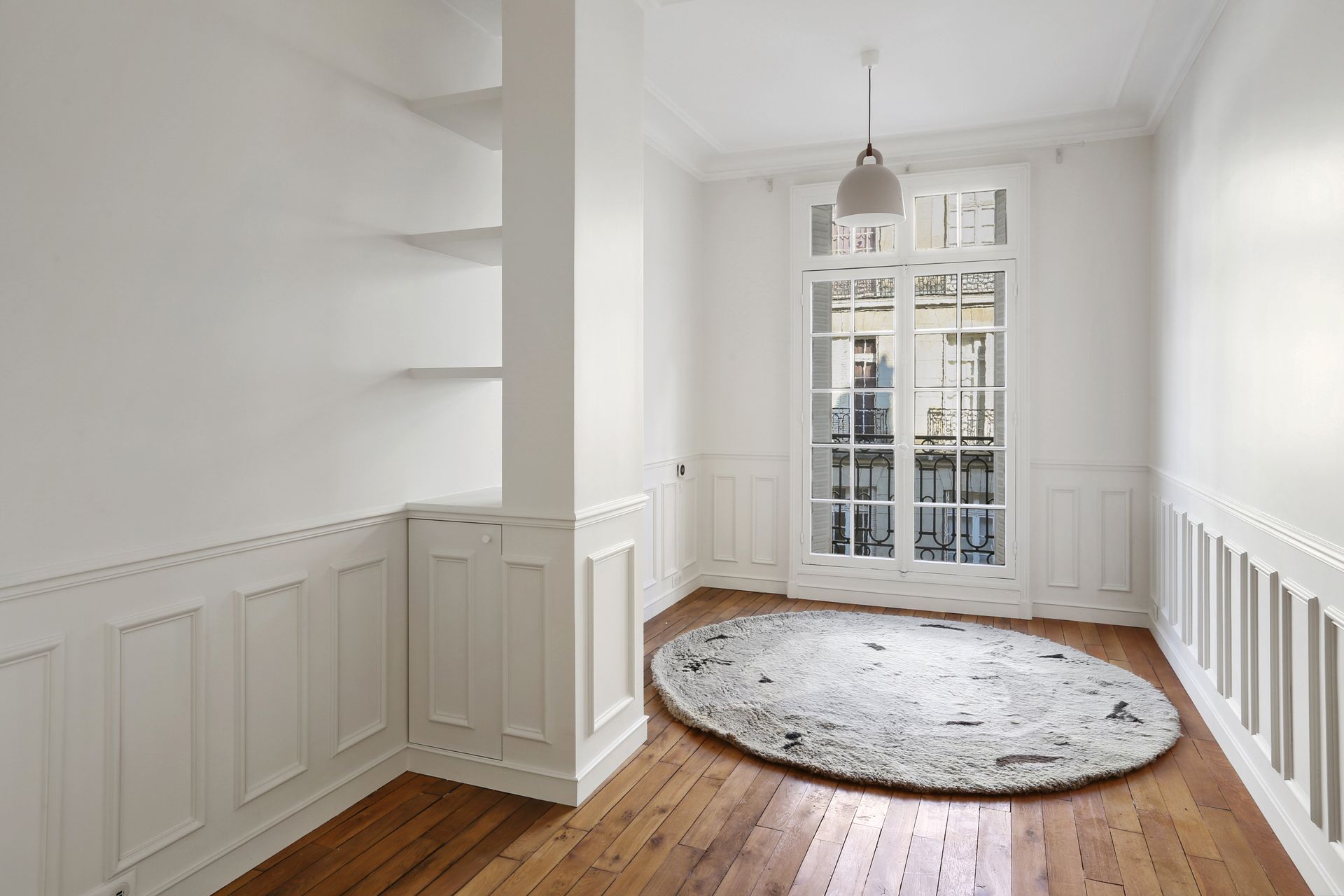 Chantier de rénovation à Trocadero - pièces de vie