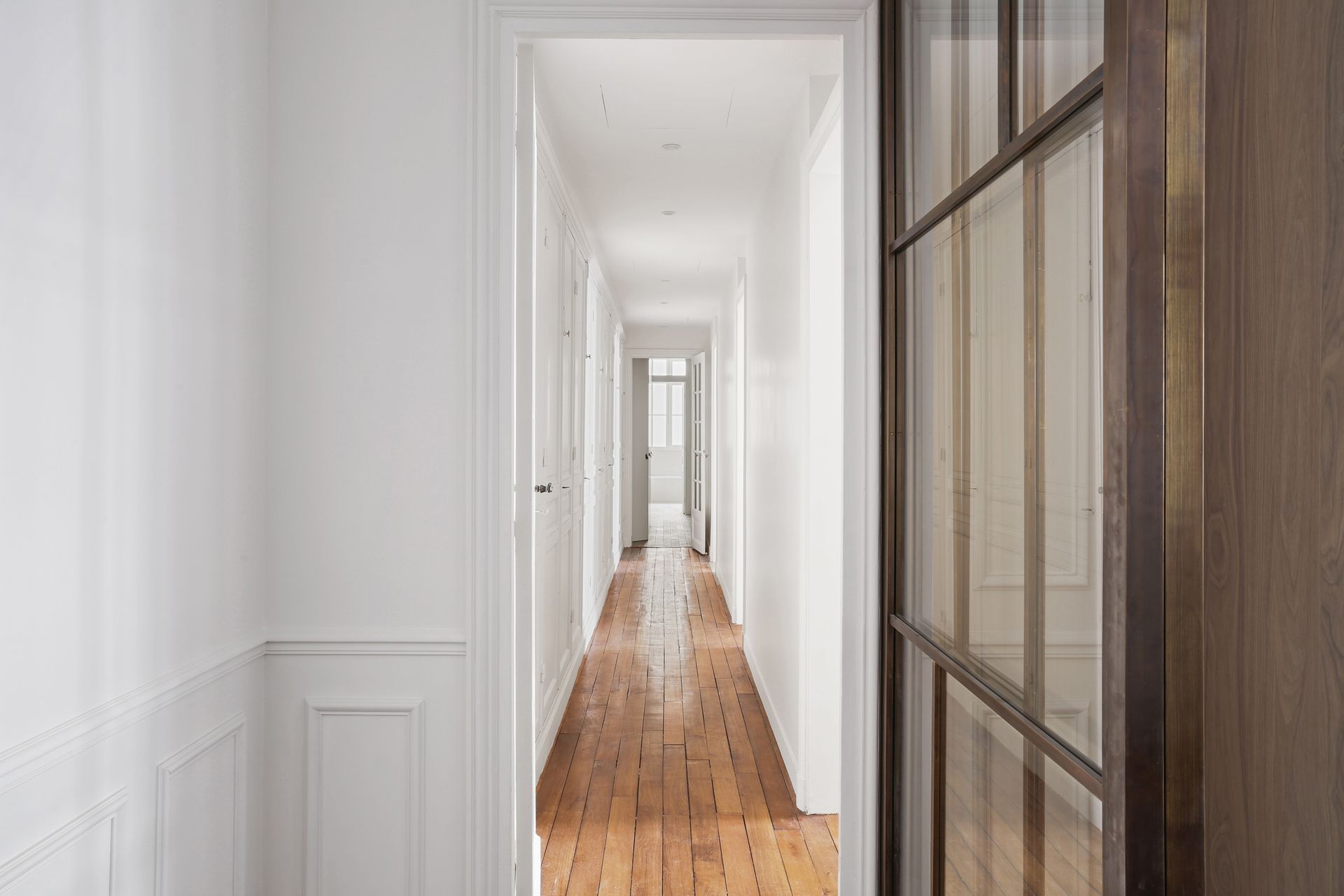 Rénovation d'appartement, couloir - Trocadero