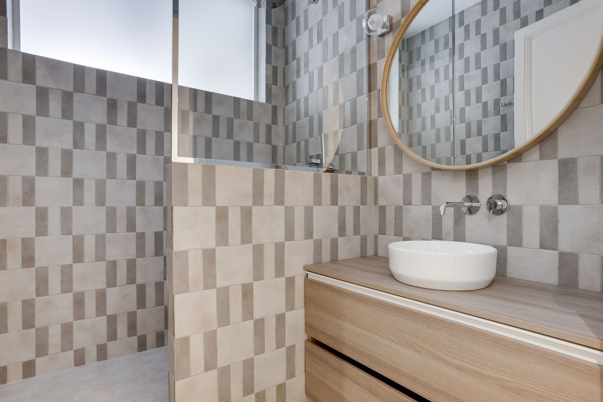 Chantier Faisanderie - salle de bains, douche