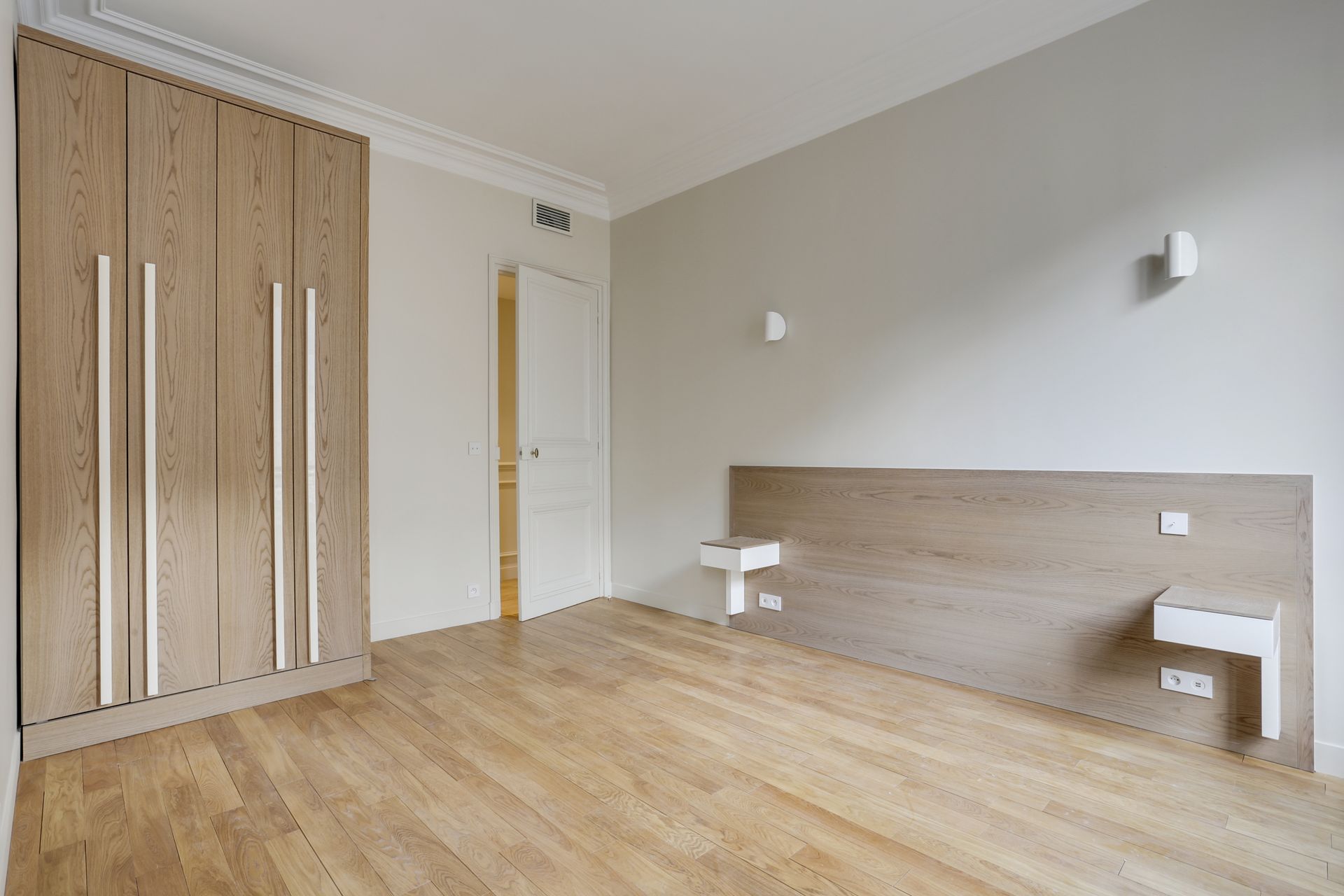 Chantier Faisanderie - chambre et dressing