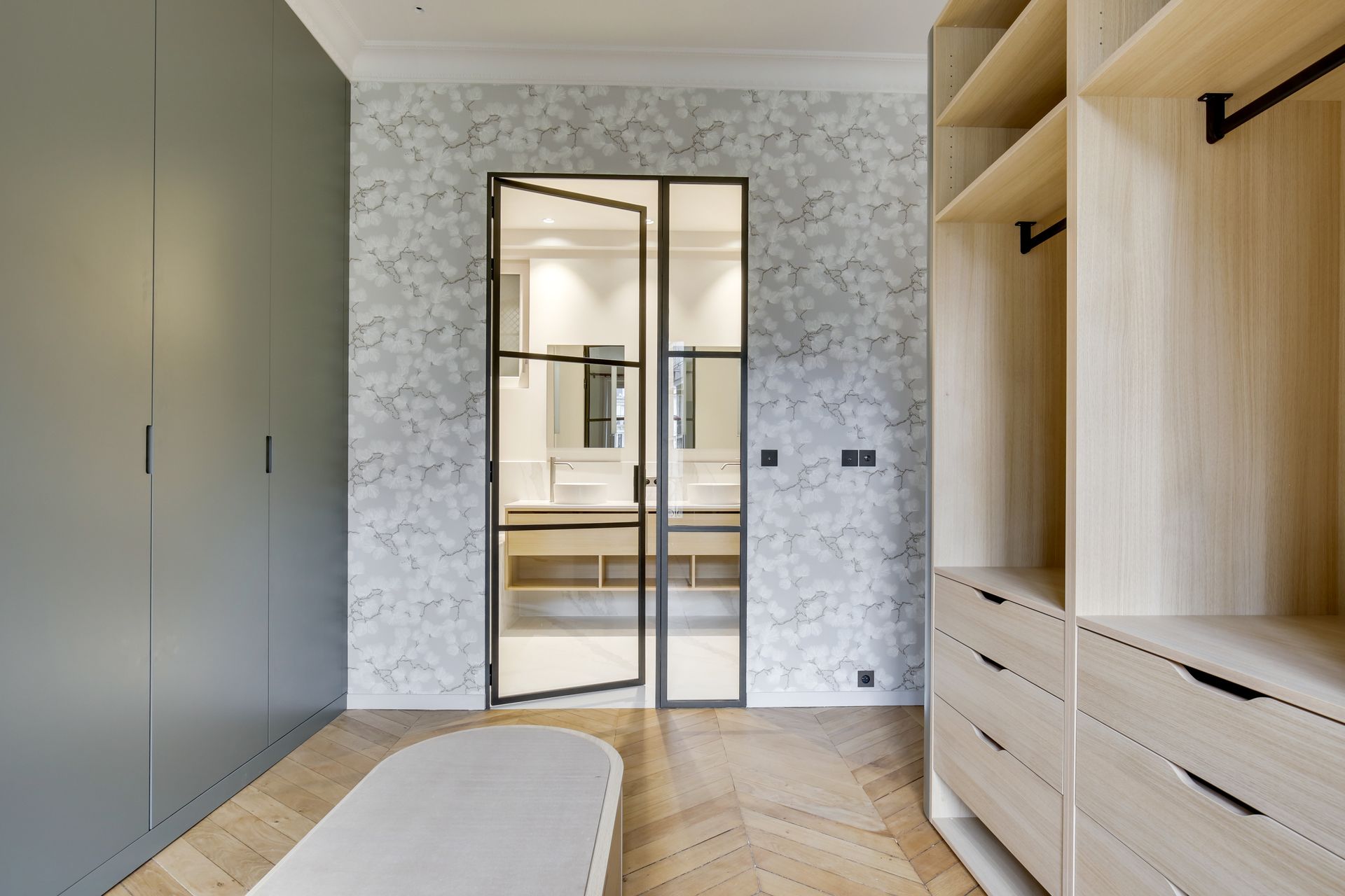 Chantier Wagram Monceau - dressing séparé